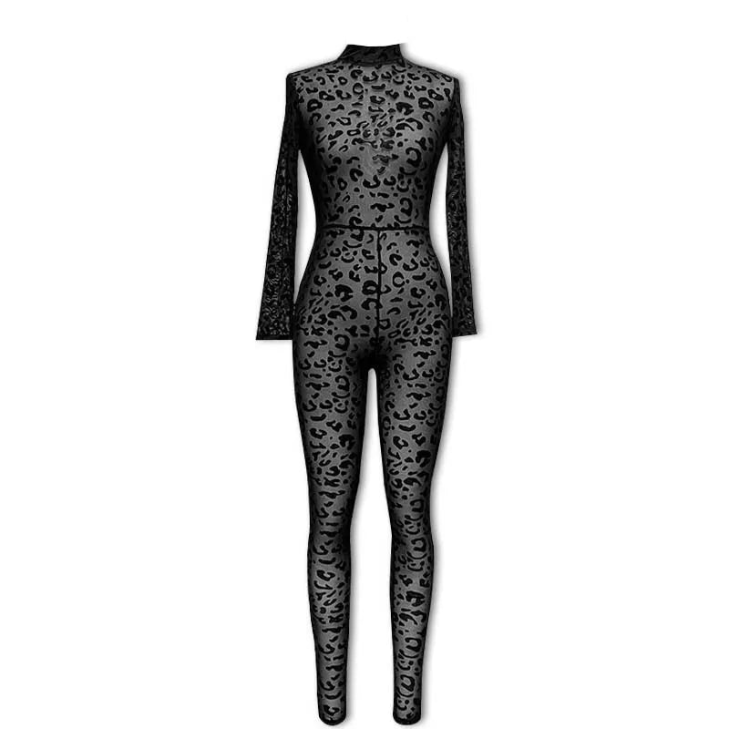 Body de Malla Mujer 2025 | Jumpsuit Sexy Transparente Lencería Nocturna