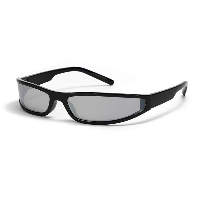 Gafas de Sol Rectangulares Estrechas Mujer – Estilo Y2K Vintage Streetwear UV400