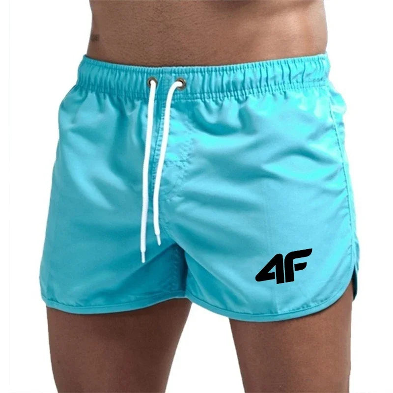 Shorts de Playa para Hombre 2025 – Bañador de Verano, Gym y Surf, Secado Rápido con Cordón y Estilo Casual Diario