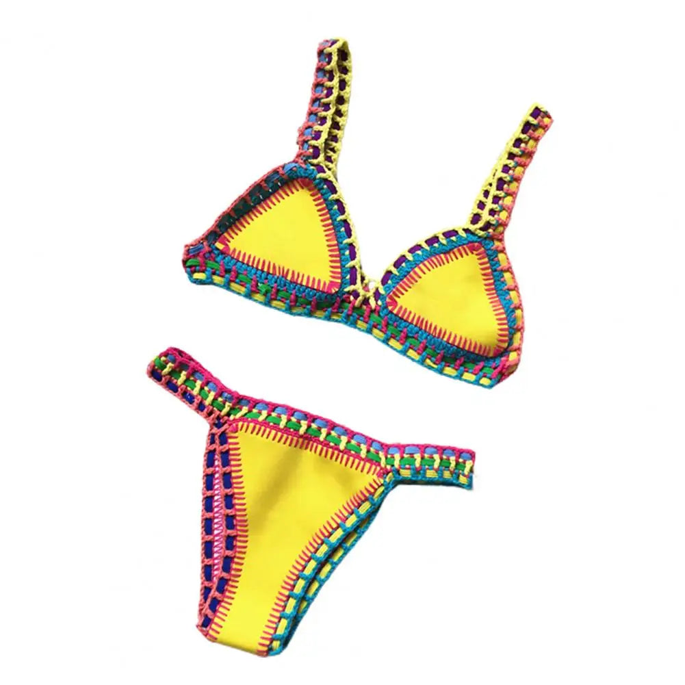 Bikini Verano Mujer | 2 Piezas Trendy Backless Cómodo Playa y Piscina