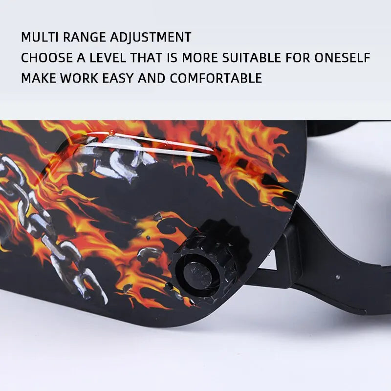 Máscara de Soldar Automática AIRAJ | Casco de Soldadura Solar con Oscurecimiento Automático, Profesional y Multifuncional