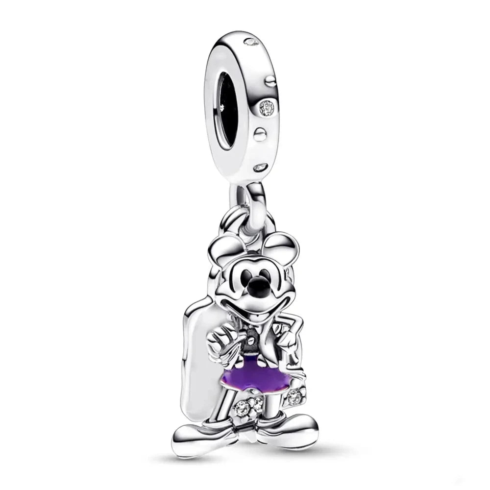 Charm Disney 100 Aniversario | Dije Colgante Compatible con Pulseras Pandora