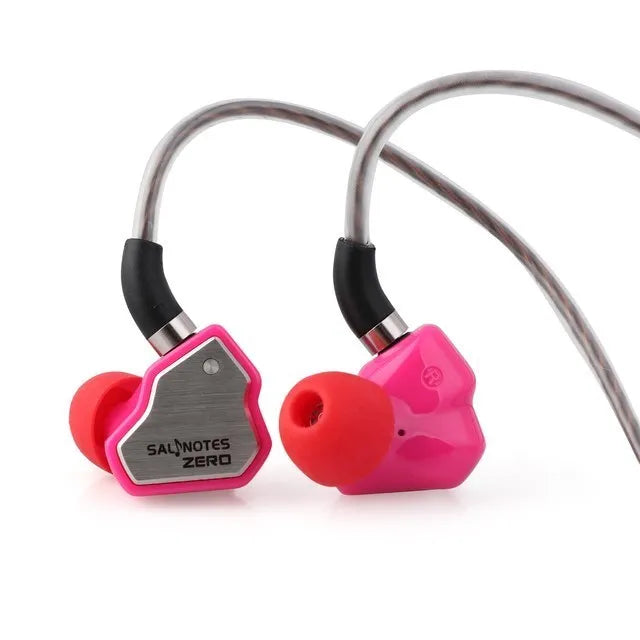 7Hz Salnotes Zero HiFi IEM | Auriculares In-Ear con Driver Dinámico 10mm, Diafragma Metálico, Cable OFC Desmontable, N52 Magnet