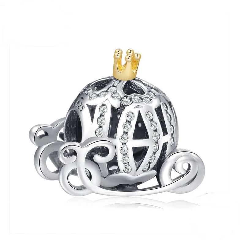 Charm Plata 925 Árbol de la Familia, Pluma, Copo de Nieve y Niño | Dijes Colgantes Compatibles con Pulseras Pandora
