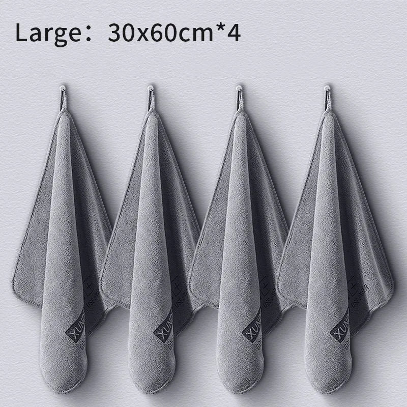 Toalla de Microfibra Premium para Auto – Paño de Limpieza y Secado con Bordes Reforzados | Cuidado y Detallado de Coches