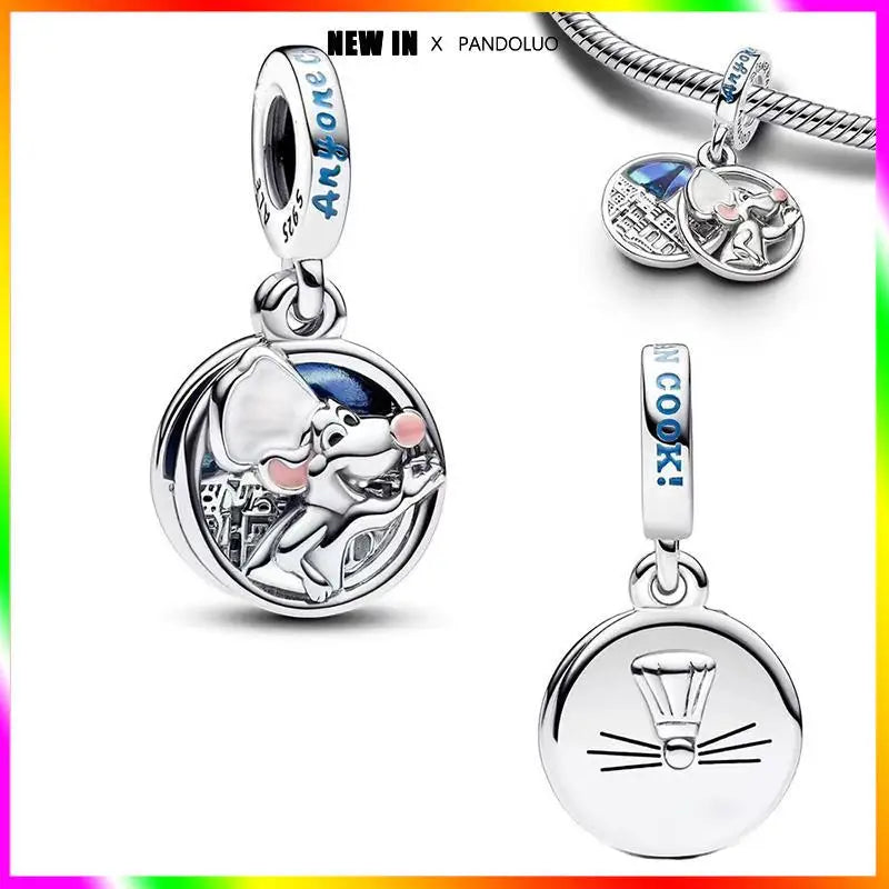 Charm Marvel Disney en Plata 925 – Abalorios Captain America, Wolverine y Deadpool para Pulsera Original Mujer