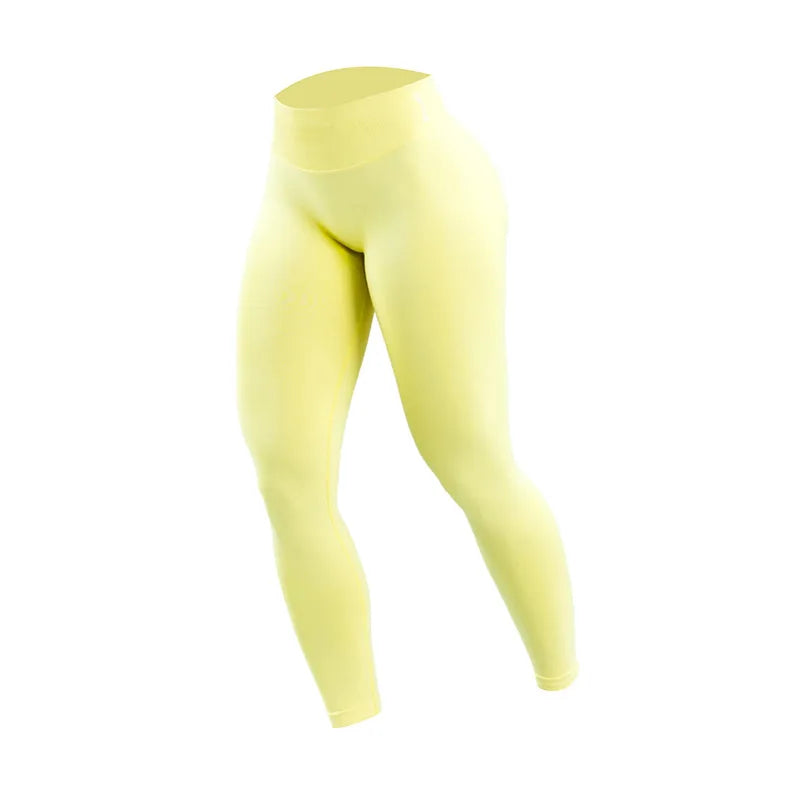 Leggings Deportivos Mujer | Pantalón Yoga de Cintura Alta con Efecto Push Up y Ajuste Slim