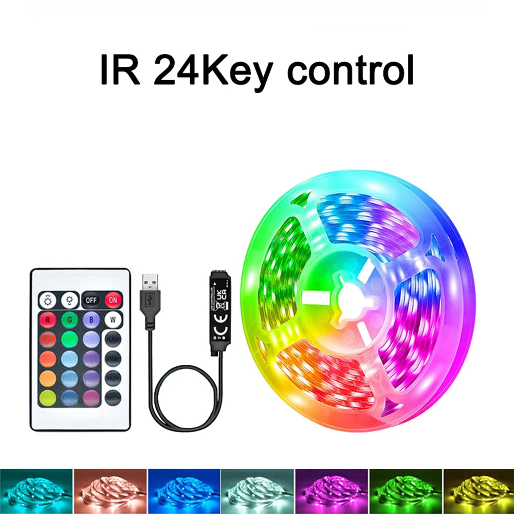 Tira LED 40M RGB con Control por APP y Mando | USB 5V | Luces Musicales con Sincronización al Ritmo | Decoración para Habitación y TV