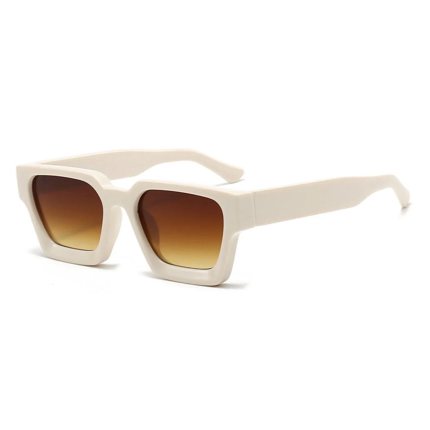 JNPCXI Gafas de Sol Cuadradas de Lujo | Retro Fashion Unisex UV400