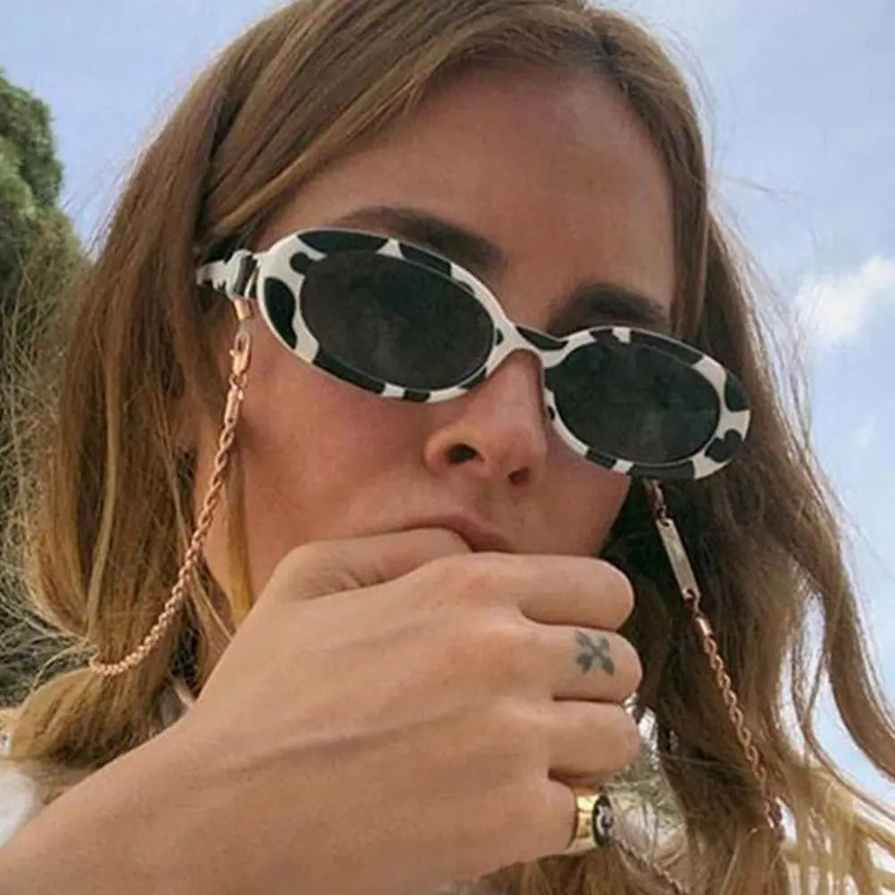 Gafas de Sol Retro Ovaladas para Mujer | Estilo Vintage Pequeño UV400 Polarizadas