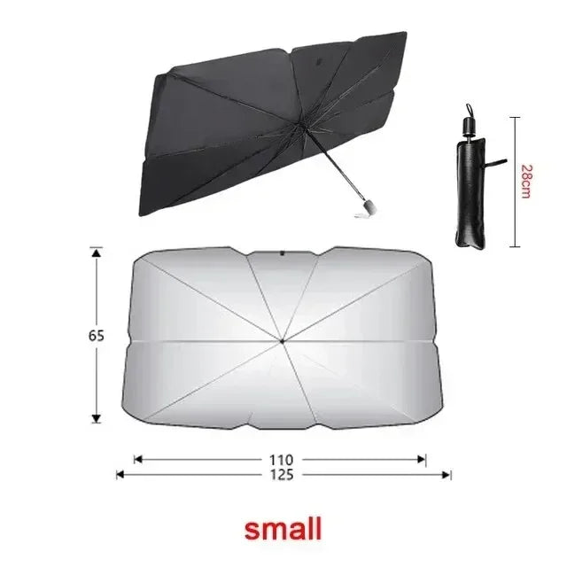 Parasol para Coche | Protector Solar Plegable para Parabrisas y Ventanas Laterales