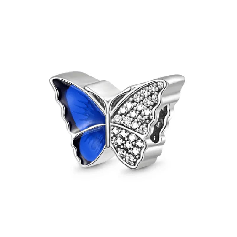 Charm Serie Océano en Plata 925 – Abalorios Tortuga, Cangrejo y Sirena para Pulsera Original Mujer