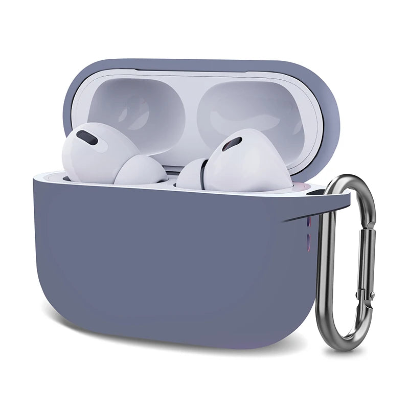 Funda de Silicona para AirPods Pro 2 / AirPods 3 / 2 / 1 – Protector Antigolpes para Estuche Bluetooth con Llavero