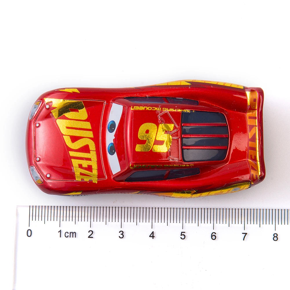 Coche de Juguete Disney Pixar Cars 3 Lightning McQueen & Mater 1:55 – Colección de Vehículos de Metal Diecast