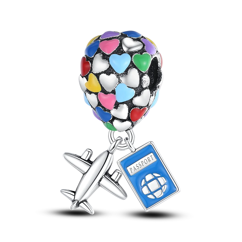 New in 925 Silver Jewelry Disney Christmas Charm Trio Mickey Wreath Minnie Ice Skating Bead Pendant for fits S925 Bracelet