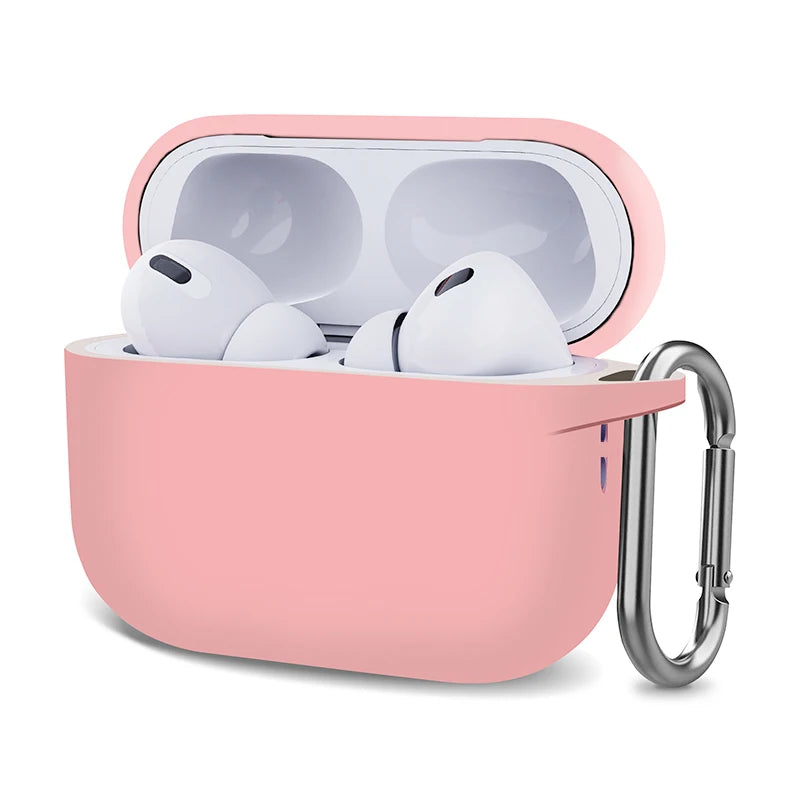 Funda de Silicona para AirPods Pro 2 / AirPods 3 / 2 / 1 – Protector Antigolpes para Estuche Bluetooth con Llavero