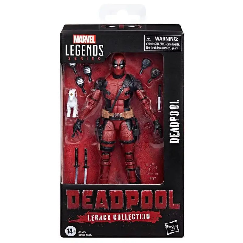 Deadpool Figura de Acción – Colección X-Men Legend Series, Wade Winston Wilson con Articulaciones Móviles, Juguete de Colección y Decoración
