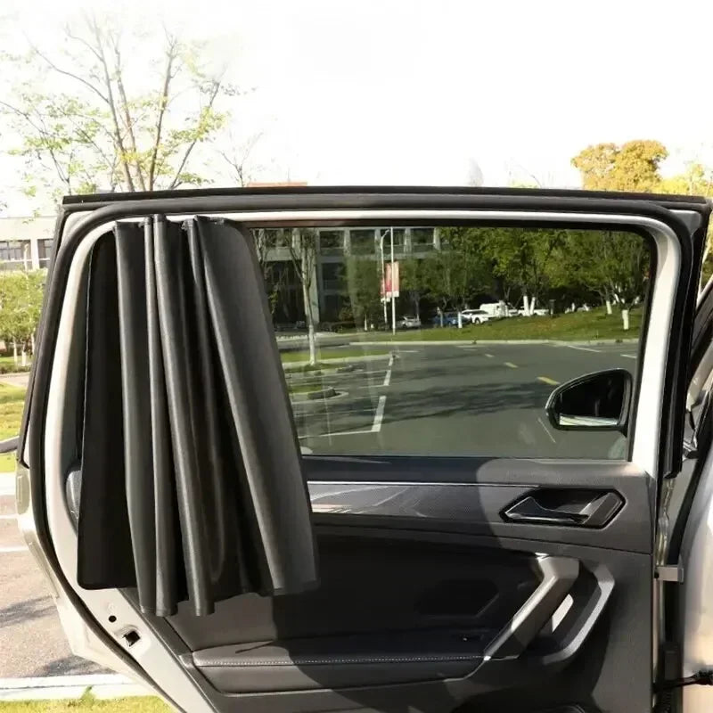 Cortina de Auto Magnética de Doble Cara – Parasol Opaque con Fuerte Succión para Protección Solar de Verano