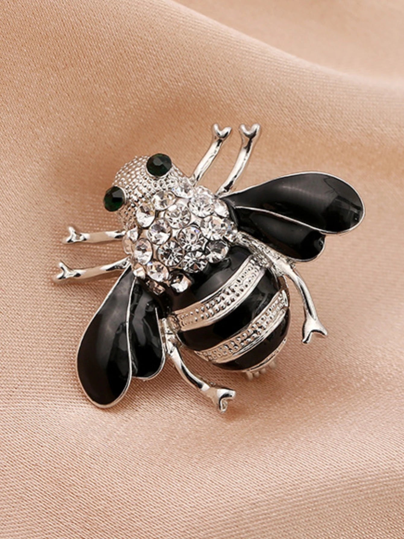 Broche de Abeja con Perla Imitación para Mujer - Joyería Elegante de Moda para Fiesta y Regalo