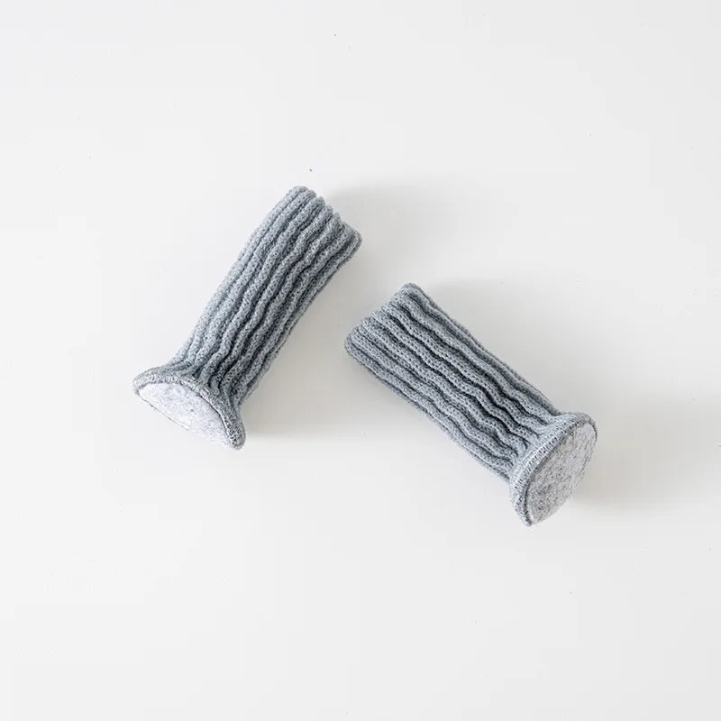 16PCS Fundas de Pies para Sillas Tejidas – Protectores de Suelo Antideslizantes, Silenciosos y Engrosados para Mesa y Silla