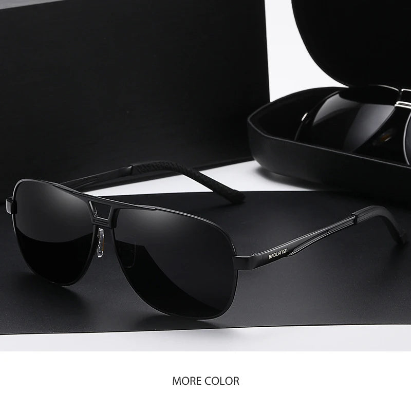 Gafas de Sol Fotocromáticas Polarizadas para Hombre – Estilo Vintage UV400 para Conducir y Uso Diario