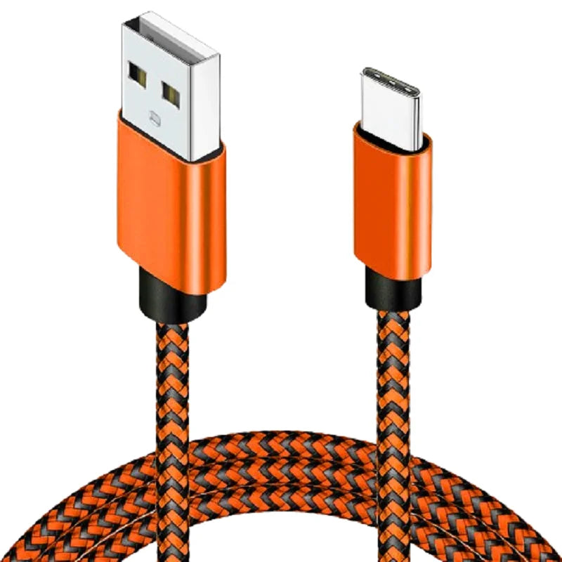 Cable USB-A a Type-C de carga rápida – Nylon trenzado, resistente y compatible con Xiaomi, Samsung, Huawei y Android