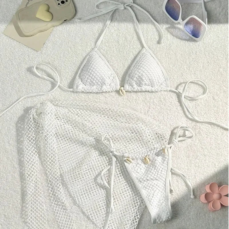 Bikini Mujer 2025 | 3 Piezas Sexy Brasileño Playa y Piscina