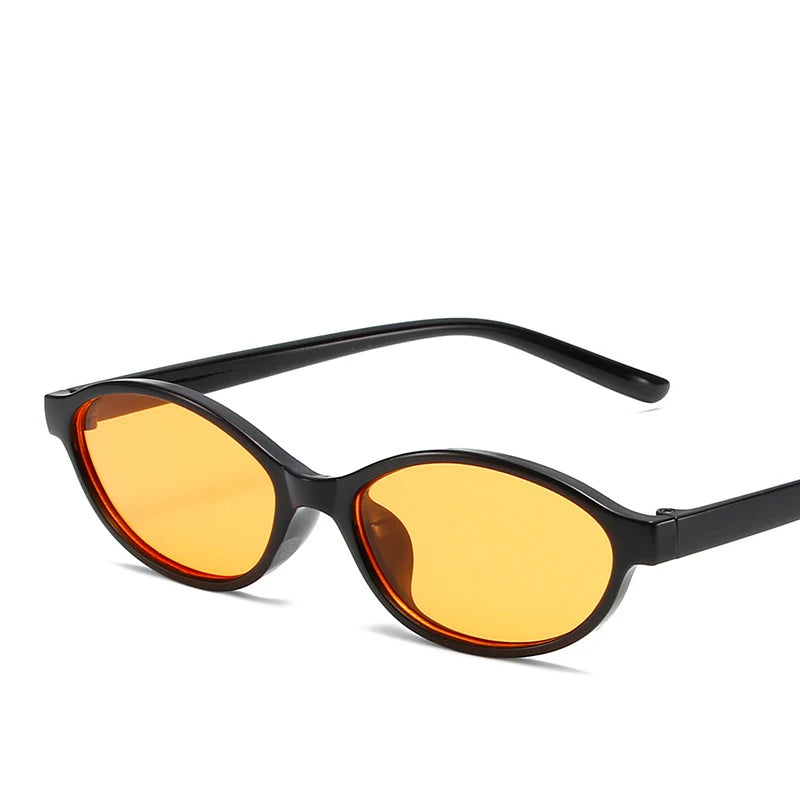Gafas de Sol Vintage Ovaladas | Small Frame Ellipse Unisex Estilo Retro Redondas UV400