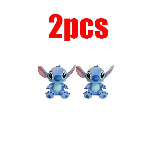 Peluche Stitch Disney 4/8 Pulgadas – Muñeco de Peluche Azul/Rosa | Juguete Anime Lilo & Stitch Regalo para Niños
