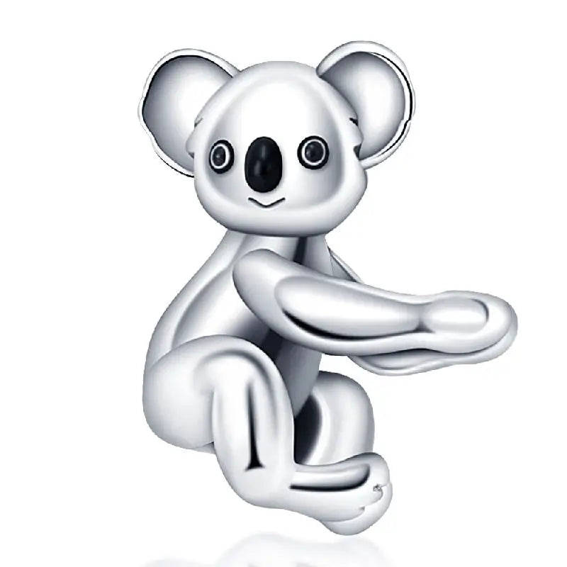 Charm Mascotas y Animales en Plata 925 – Gatito, Perrito y Oveja con Circonitas de Colores | Compatible Pulsera Pandora
