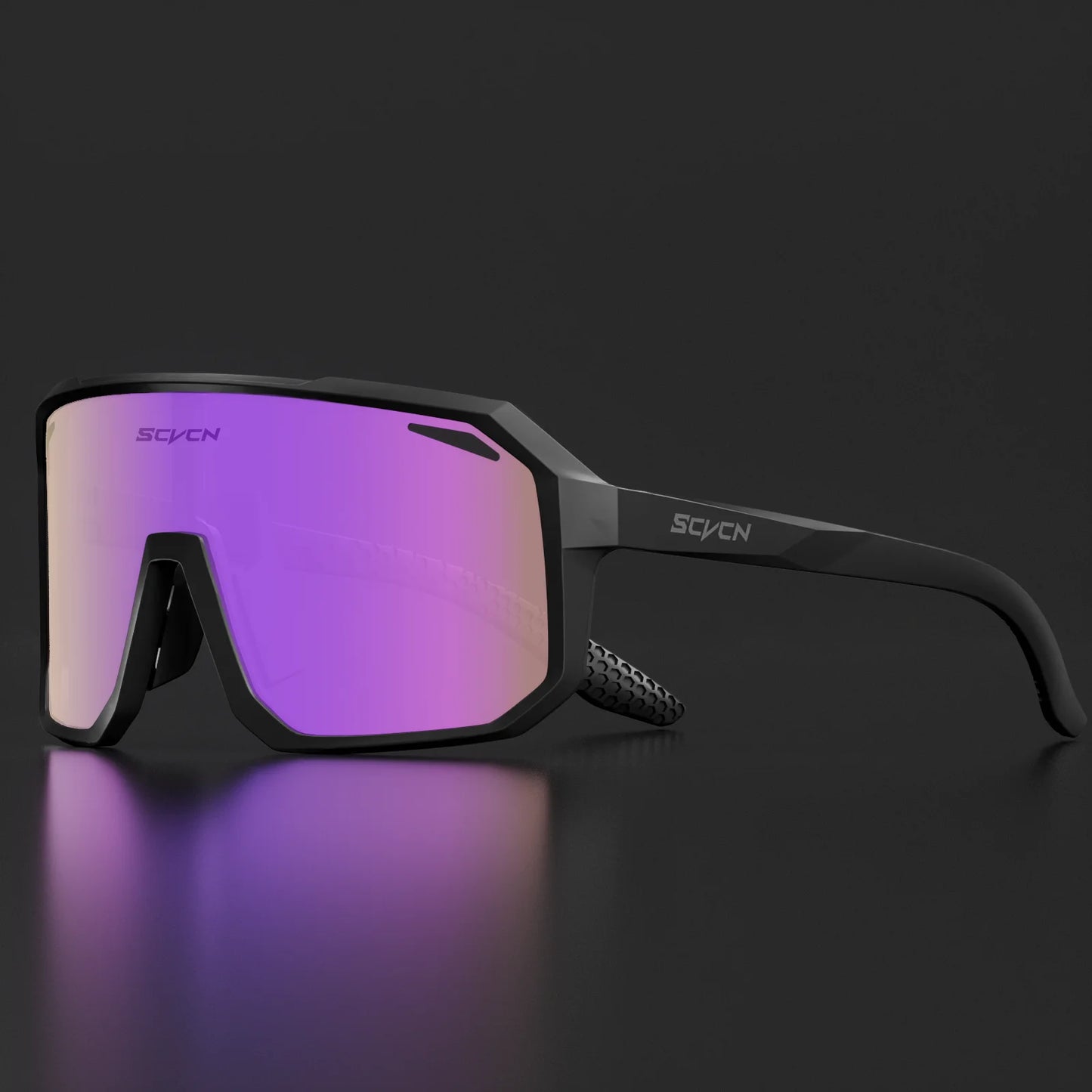 SCVCN Gafas de Ciclismo Deportivas | Lentes de Policarbonato HD | Protección UV400 | Antideslizantes y Ergonómicas para Hombres y Mujeres