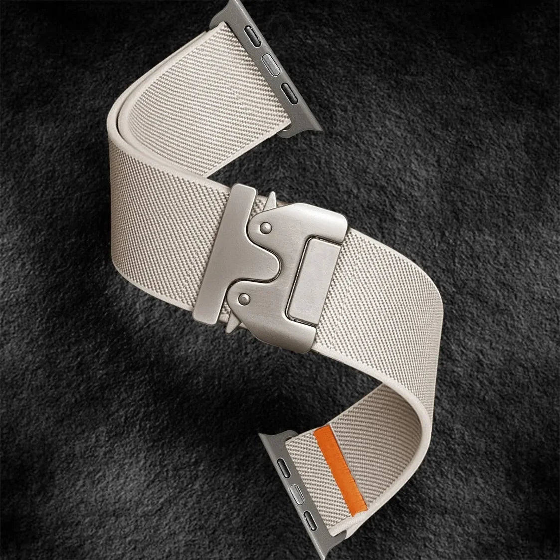 Correa de Nylon Trenzado Elástica para Apple Watch – Compatible Ultra 2, Series 10-6, SE (41mm-49mm)