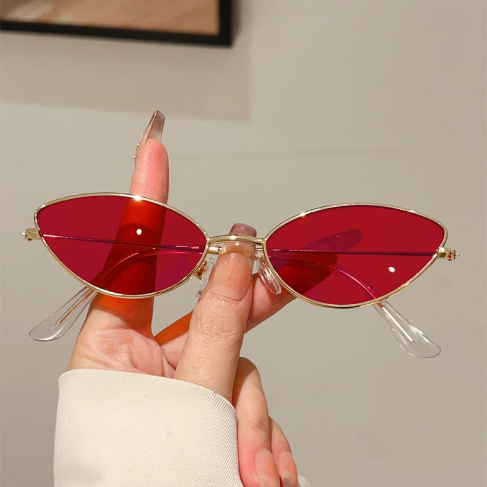 Gafas de Sol Mujer 2025 | Retro Marco Pequeño Moda Verano UV400 Viajes y Exterior