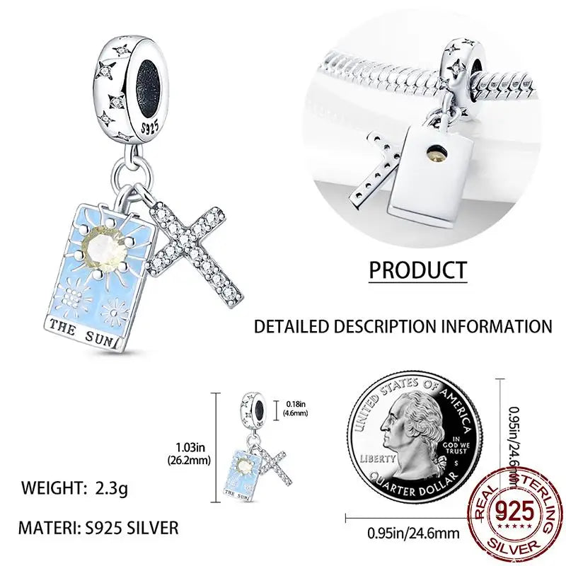 Charm camaleón y luciérnaga que brilla en la oscuridad – Plata 925 para pulsera tipo Pandora, joyería DIY única