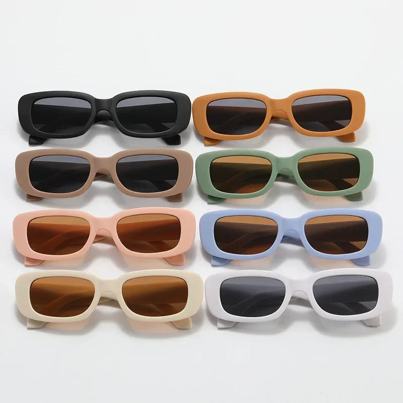 Gafas de Sol Rectangulares Vintage para Niños | Protección UV400 Niño Niña Moda Infantil