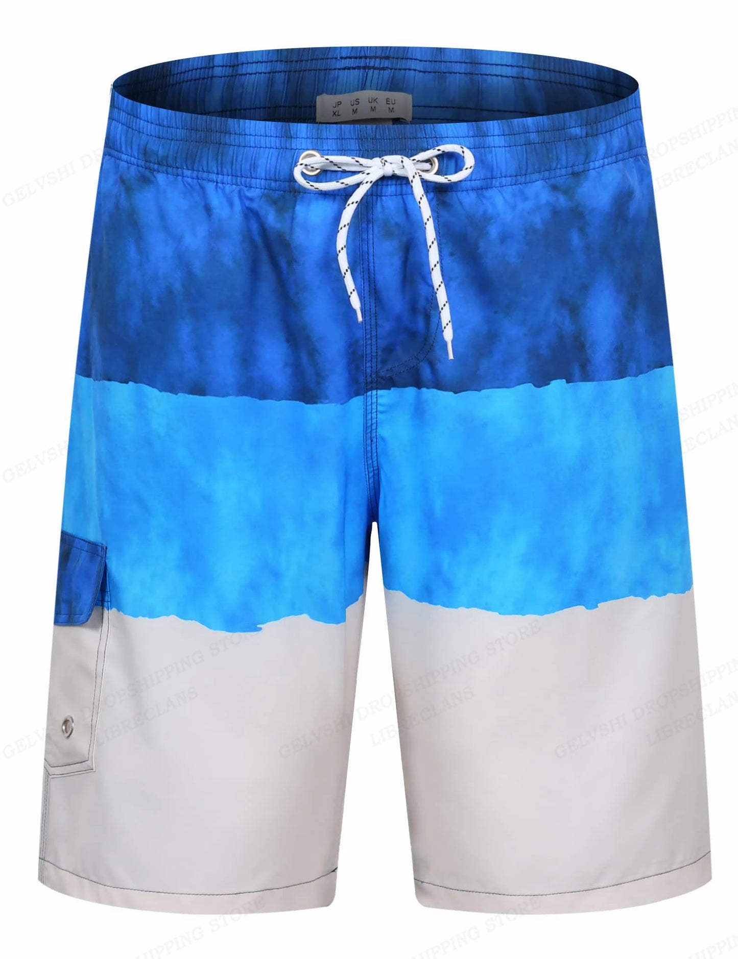 Shorts de Playa a Rayas para Hombre – Bañador Moderno, Fitness y Verano Transpirable