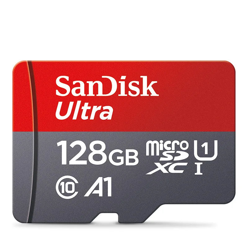 SanDisk MicroSD Class 10 UHS-1 | Tarjeta de Memoria TF 32GB 64GB 128GB 256GB Original para Smartphone, PC y Cámara