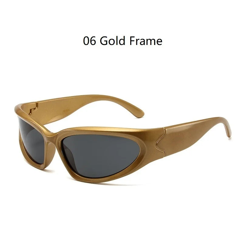 Gafas de Sol Deportivas Y2K Punk Unisex | Vintage Shades UV400 de Lujo Estilo Streetwear