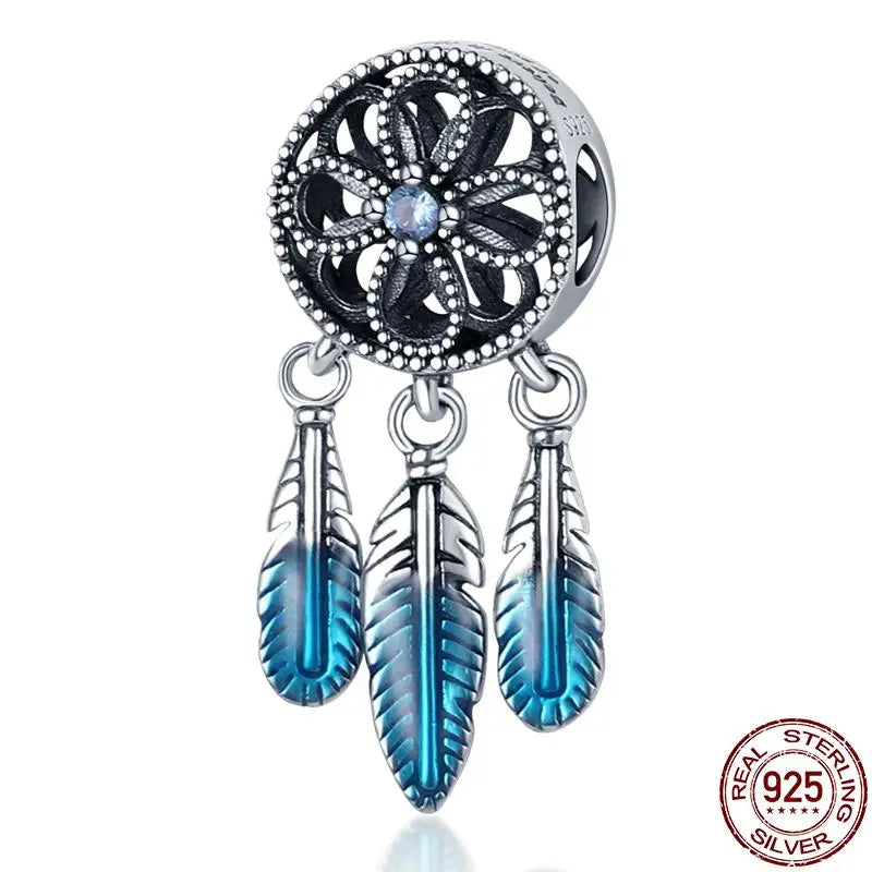 Charm camaleón y luciérnaga que brilla en la oscuridad – Plata 925 para pulsera tipo Pandora, joyería DIY única