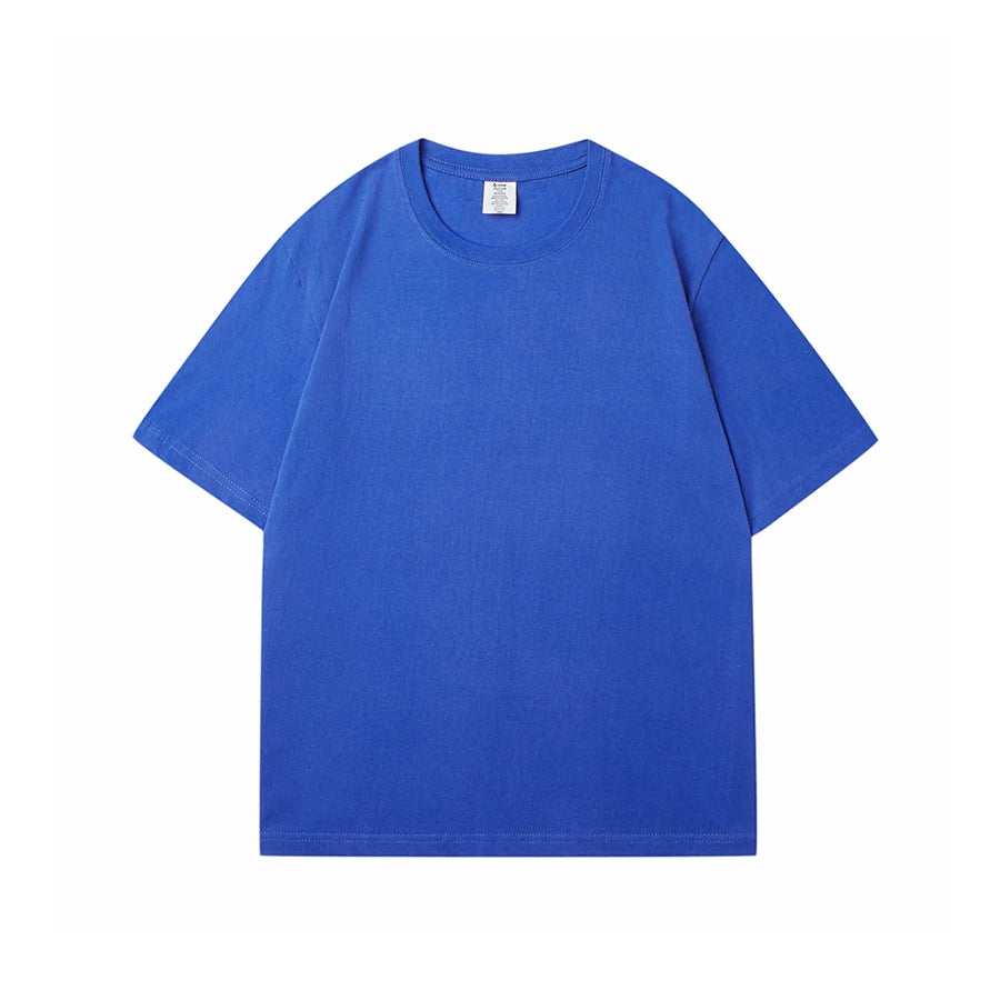 Camiseta Oversize Algodón 100% | Básica Casual Verano Manga Corta