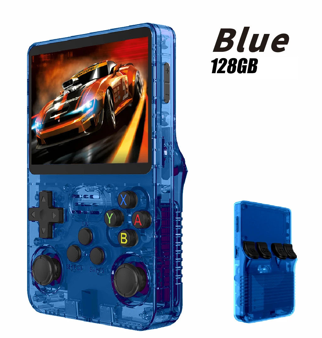 R36S Retro Handheld Game Console – Consola Portátil Linux 3.5” IPS con 64GB y 15000+ Juegos