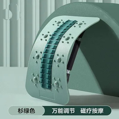 Corrector y Estirador Lumbar con Esponja de Relajación | Dispositivo de Masaje y Estiramiento de Columna para Yoga y Hogar