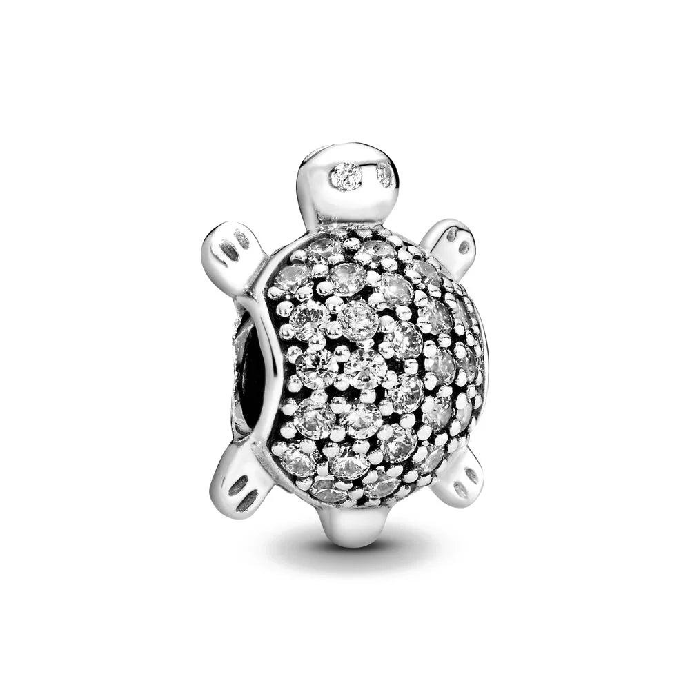 Charm Plata 925 Árbol de la Familia, Pluma, Copo de Nieve y Niño | Dijes Colgantes Compatibles con Pulseras Pandora