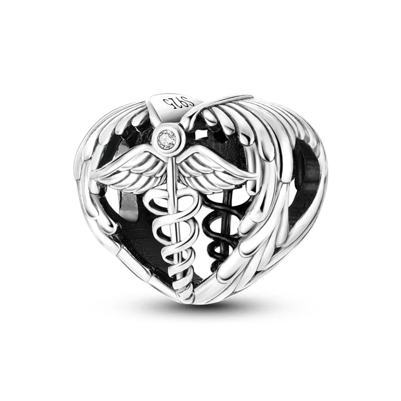 Cadena de Seguridad Ángel Guardián con Cruz Plata 925 | Compatible Pandora Original