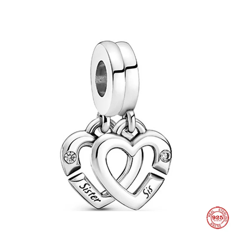 Charm Familia en Plata 925 – Abalorio Sparkling para Pulsera Original Mujer