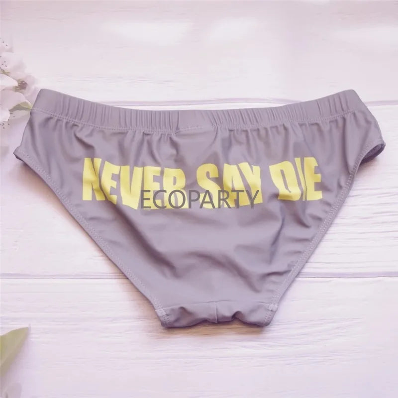 Pantaloneta de Baño para Hombre – Bóxer Sexy de Cintura Baja en Nylon, Secado Rápido para Playa, Natación y Surf