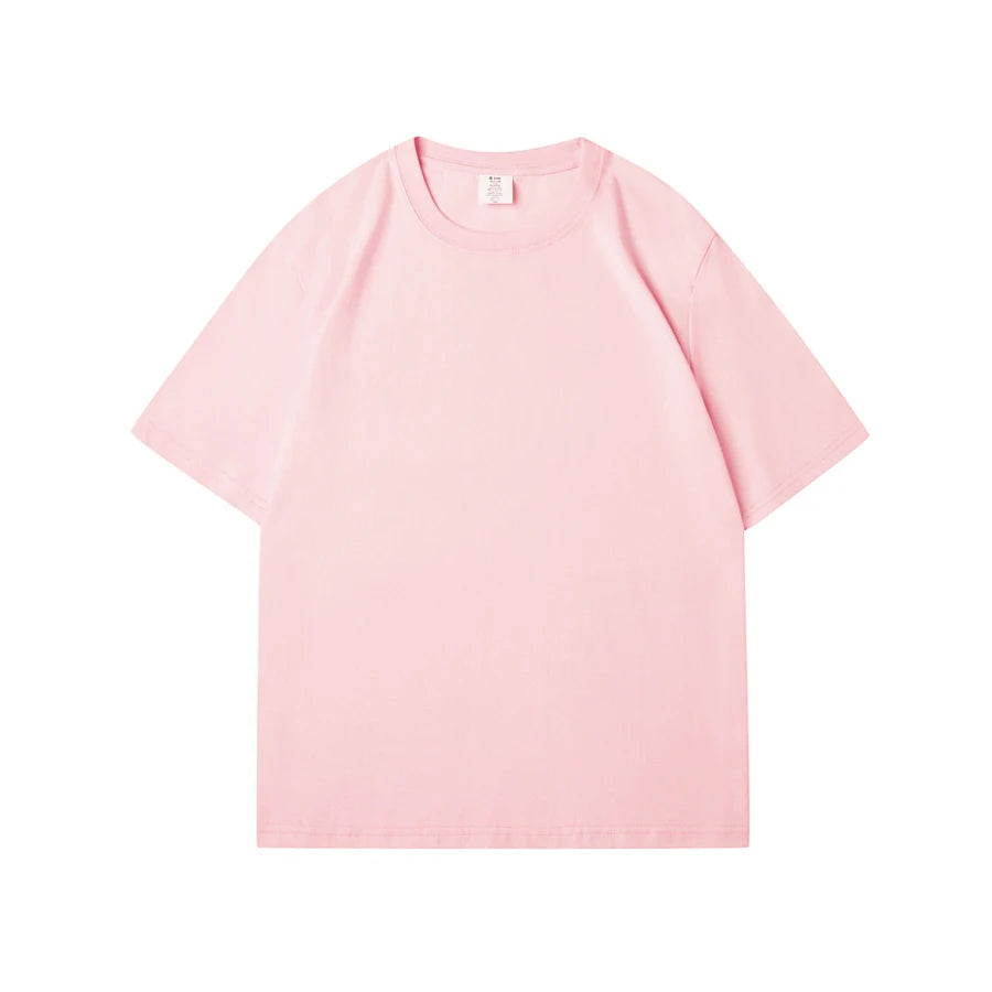 Camiseta Oversize Algodón 100% | Básica Casual Verano Manga Corta