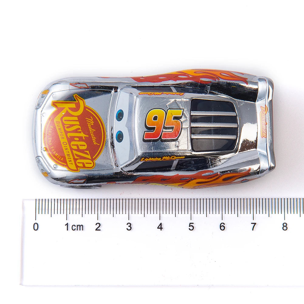 Coche de Juguete Disney Pixar Cars 3 Lightning McQueen & Mater 1:55 – Colección de Vehículos de Metal Diecast