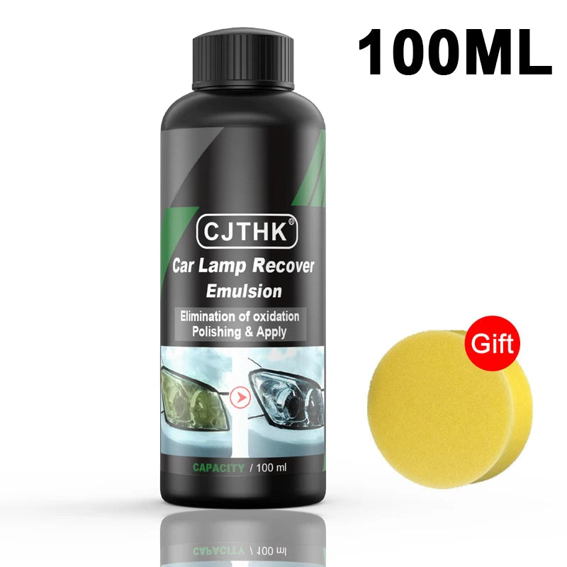 Kit de Restauración de Faros para Coche – Pulido y Reparación, Eliminación de Oxidación y Arañazos, Agente Renovador P8