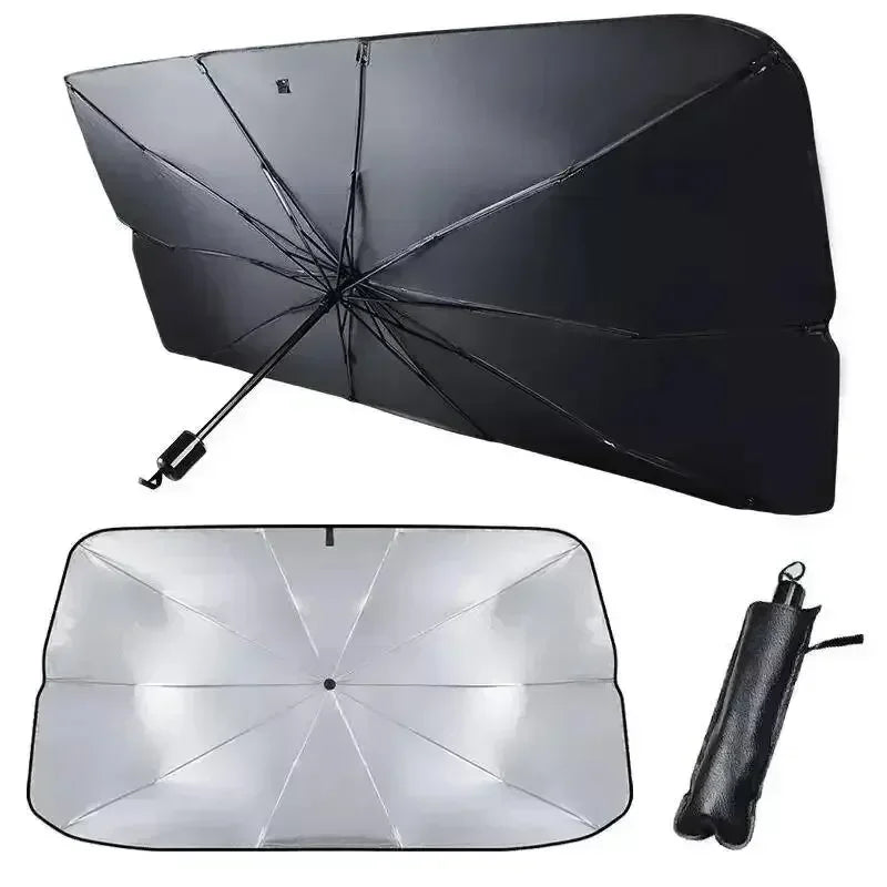 Parasol para Coche | Protector Solar Plegable para Parabrisas y Ventanas Laterales
